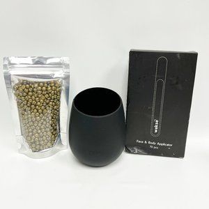 Hard Wax Beans, Melting Pot & Applicators Body Waxing Kit NEW
